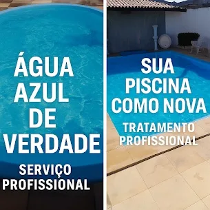 Água cristalina após o tratamento